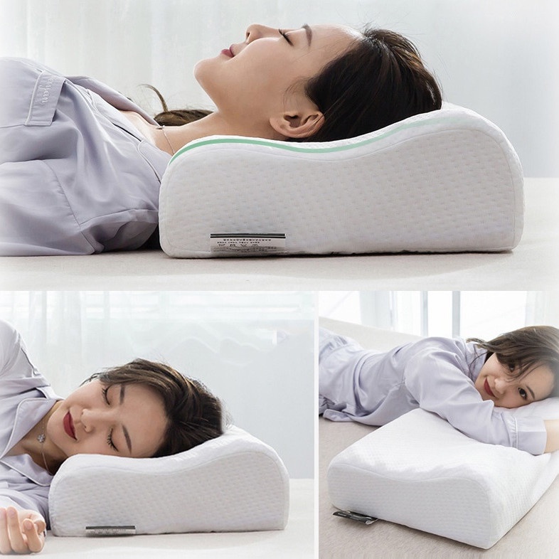 Natural Thailand Latex Pillow Head Cervical Pillow Children's Pillow Set Adult Pillow Inner Latex Pi