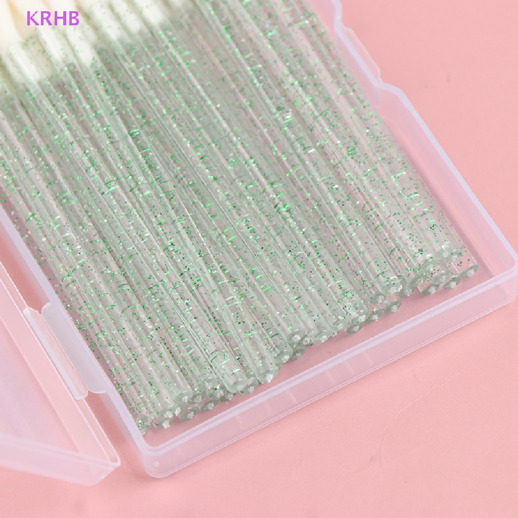 Set 50 Cọ Trang Điểm Môi Lông Mi Dùng Một Lần Tiện Dụng Mới