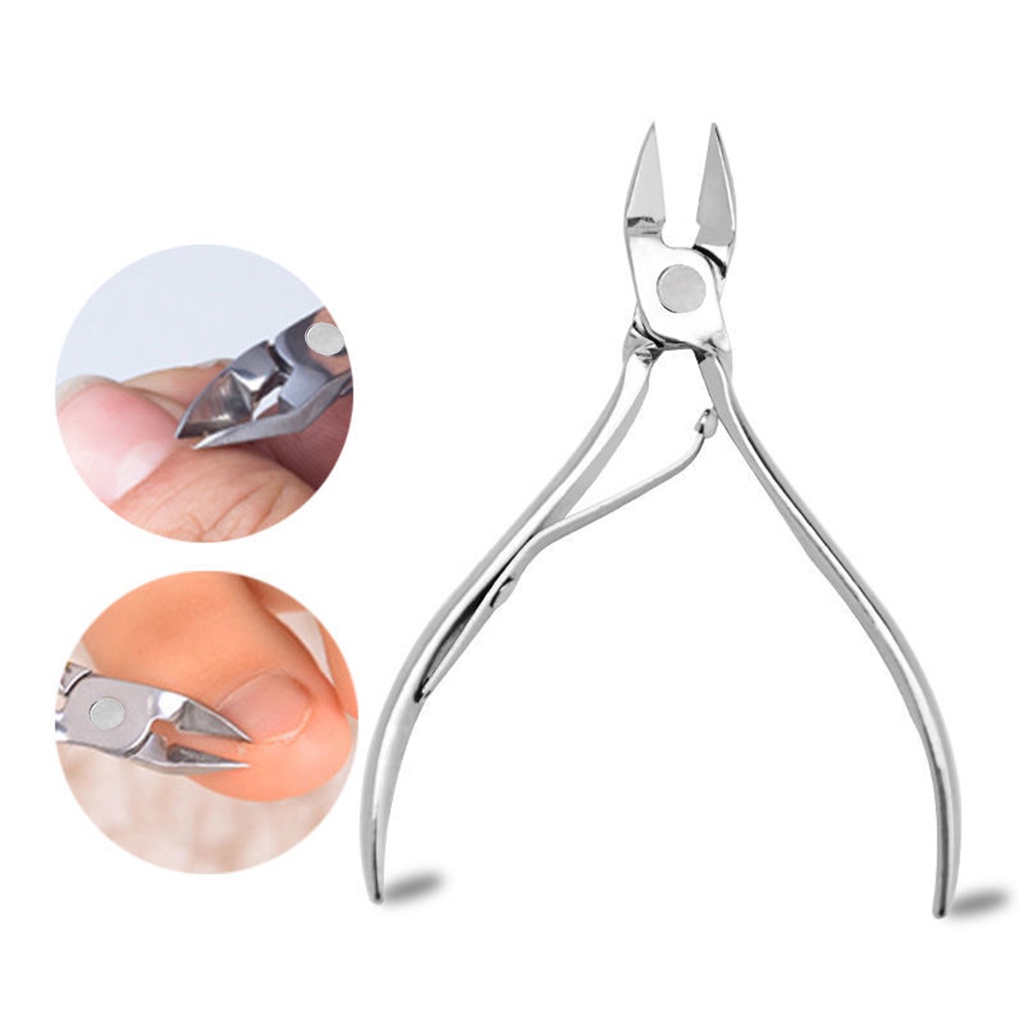 Kềm Cắt Tỉa Da Chết Móng Tay Bằng Thép Không Gỉ Độ Chính Xác Cao Dành Cho Người Lớn