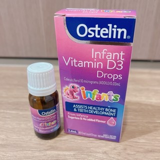 Vitamin D dạng nhỏ giọt Ostelin Infant Vitamin D3 Drops 0m+