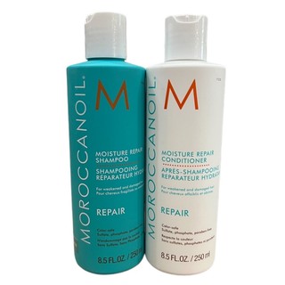 Dầu gội xả phục hồi tóc hư tổn Moroccanoil Moisture Repair 250mlx2 ( New 2023 )