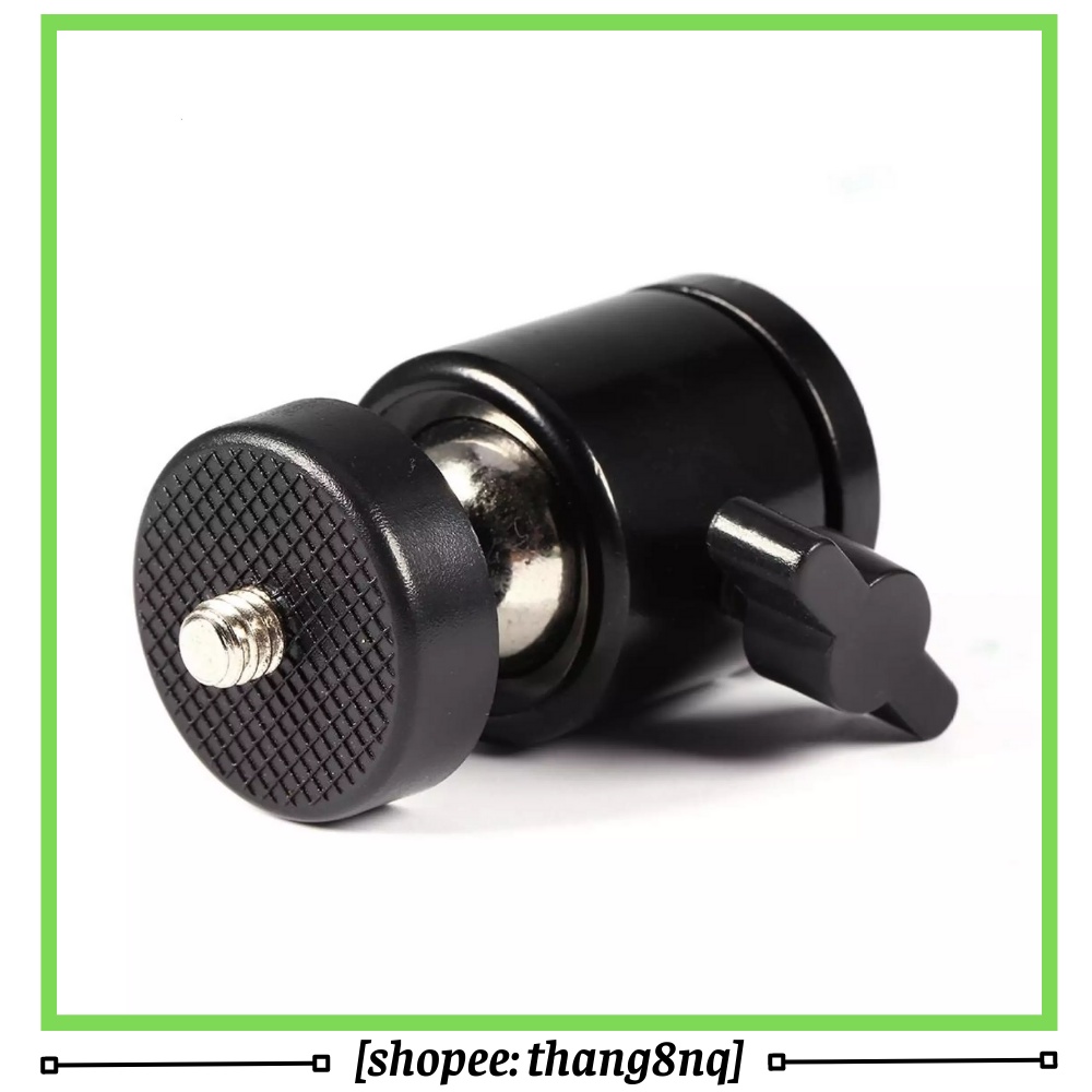 Giá đầu bi 360 độ gắn máy ảnh, máy quay, action cam vào tripod