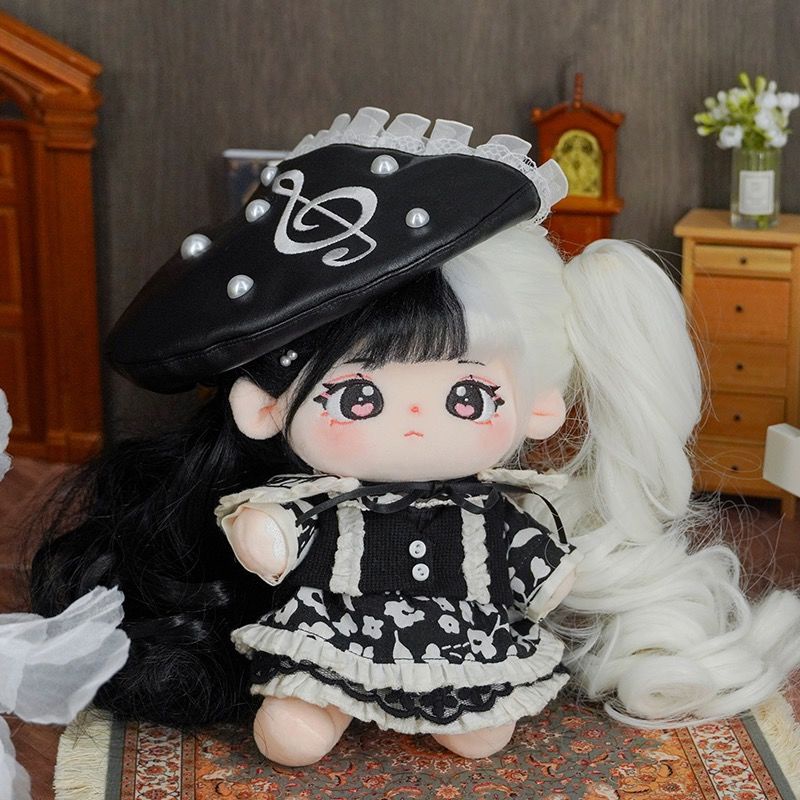 Tóc Giả Xoăn Dài 20cm Bằng cotton Lụa Nhiều Màu Sắc Cho Búp Bê