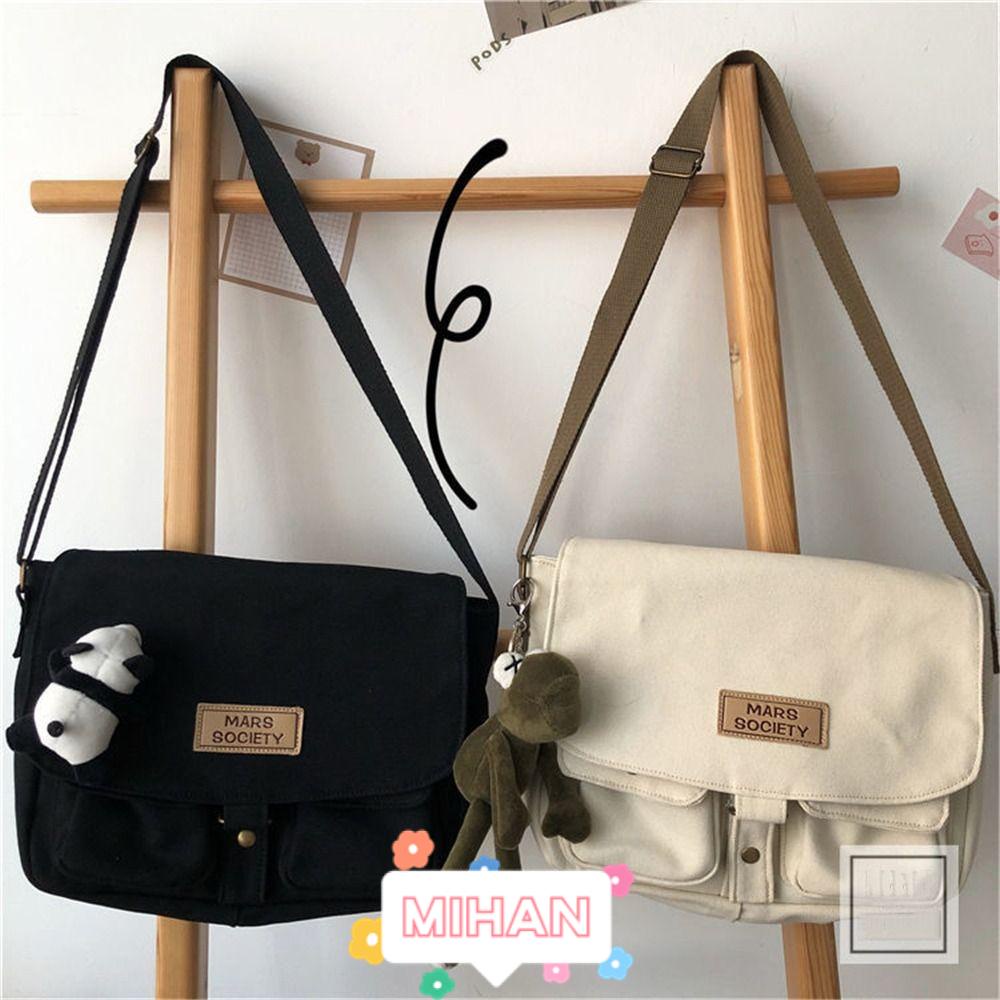 Túi Vải Canvas Đeo Vai Phong Cách Retro Nhật Bản MIHAN1