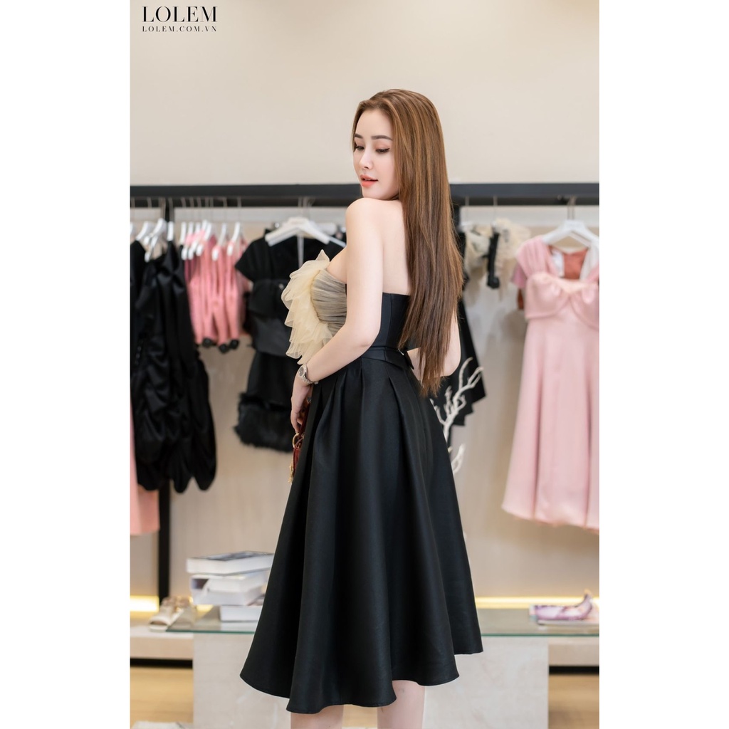 Áo cúp ngực LOLEM AK1333 thiết kế bèo lưới vải tafta fine