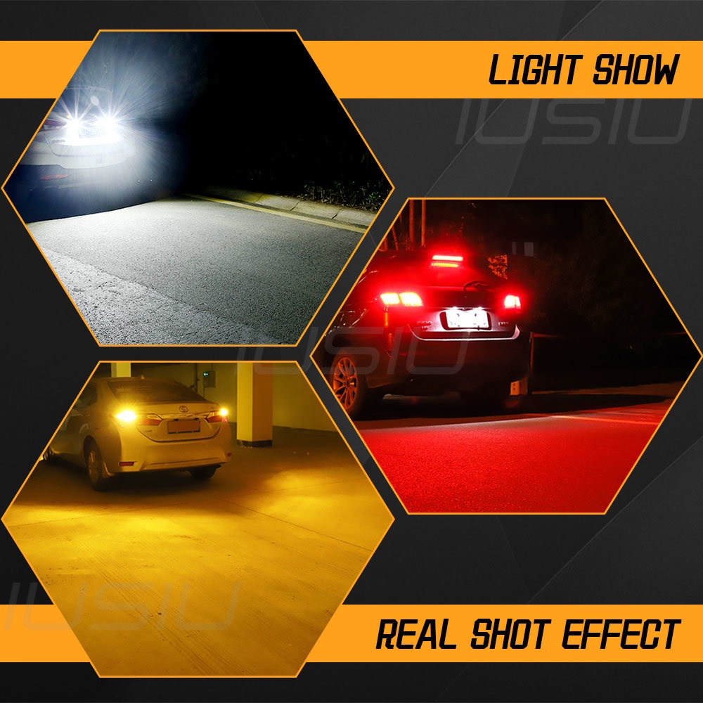 Đèn Phanh Xe Ánh Sáng Trắng / Vàng / Đỏ DRL 12V 1156 1157 LED BA15S BAY15D Cob P21W P21 5W Dành Cho Xe Hơi / Xe Máy