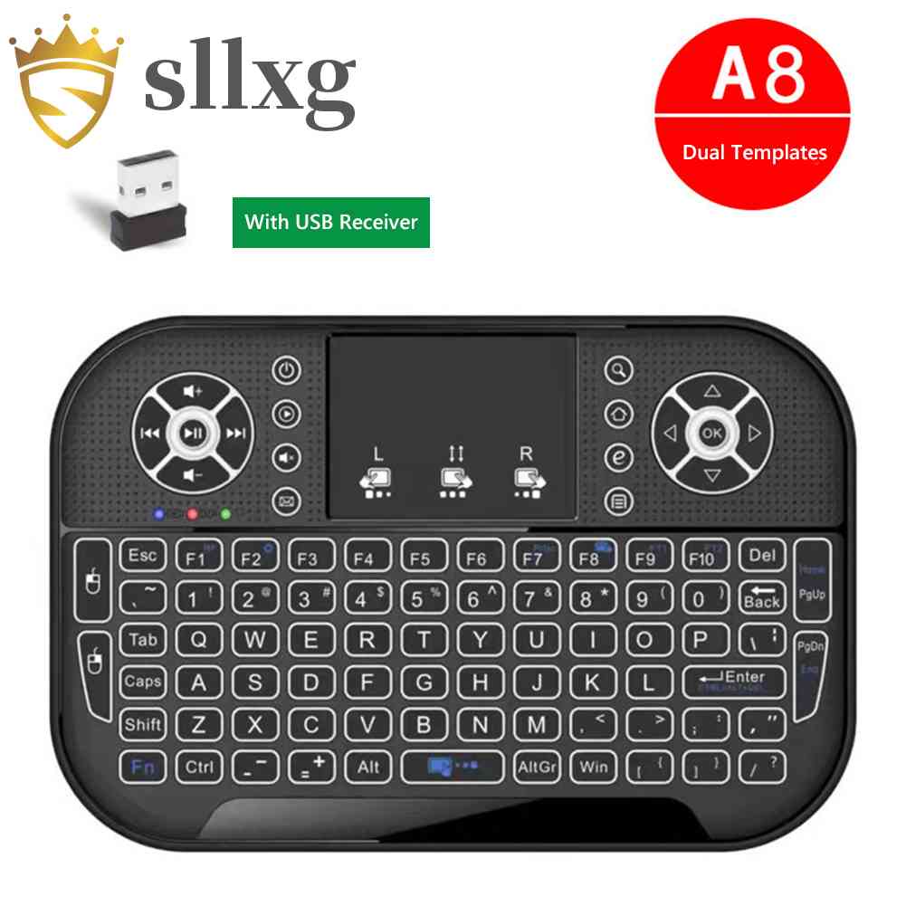Bàn PhíM TíCh HợP ChuộT Bay Bluetooth 2.4G Không Dây Cho TV Box