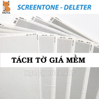[HutaArt] Tách Tờ Giá Mềm - Giấy SCREENTONE Tạo Hiệu ứng Manga