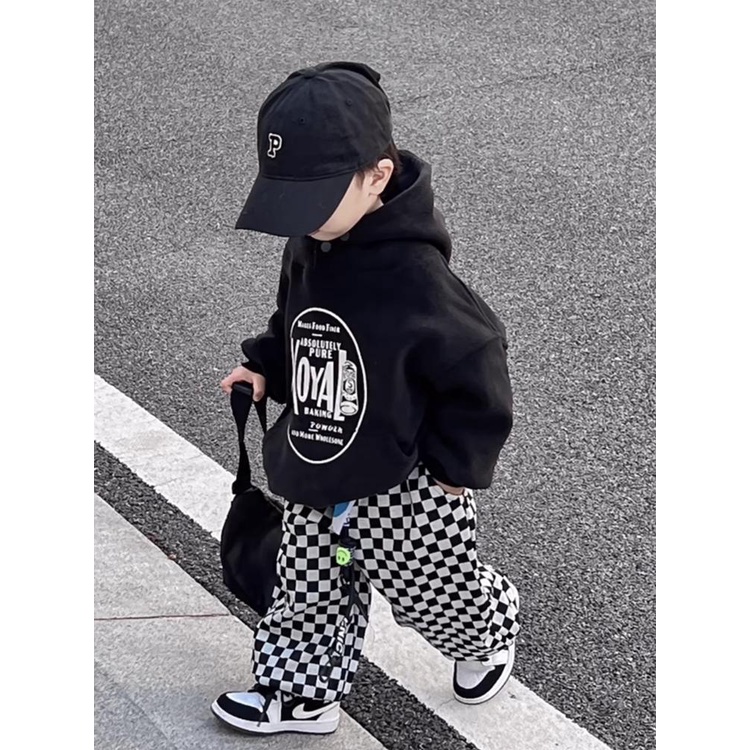 [Babycat] Hàng Có Sẵn Bộ Áo Hoodie Lông Cừu Jiarumeng Thời Trang Đường Phố Nhật Bản Phong Cách Mới Bán Chạy Cho Bé Trai