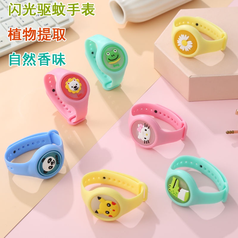 Vòng Đeo Tay Đuổi Muỗi Ánh Sáng Xanh Hoạt Hình Nghệ Thuật Mùa Hè Bán Chạy Dành Cho Hoạt Động Ngoài