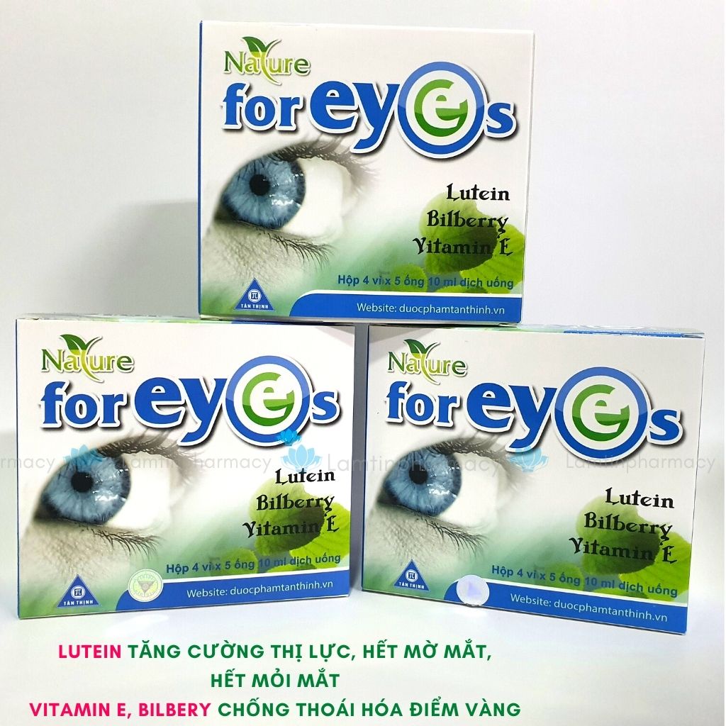 ✅(Chính Hãng) Siro bổ mắt trẻ em NATURE FOR EYE ống uống giảm mỏi mắt mờ mắt an toàn cho trẻ nhỏ