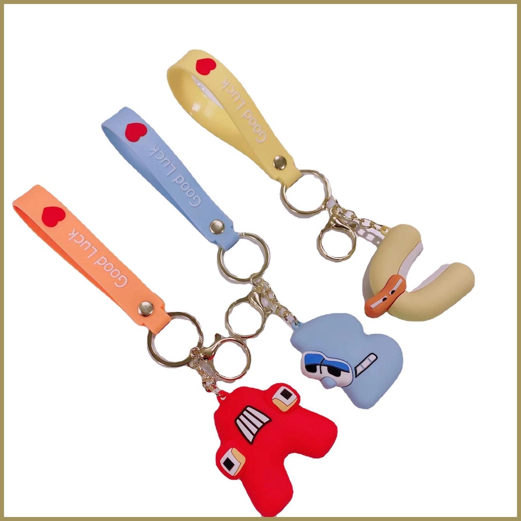 Alphabet Lore Móc Khóa Hình 26 Chữ Cái Sáng Tạo Cho Ba Lô