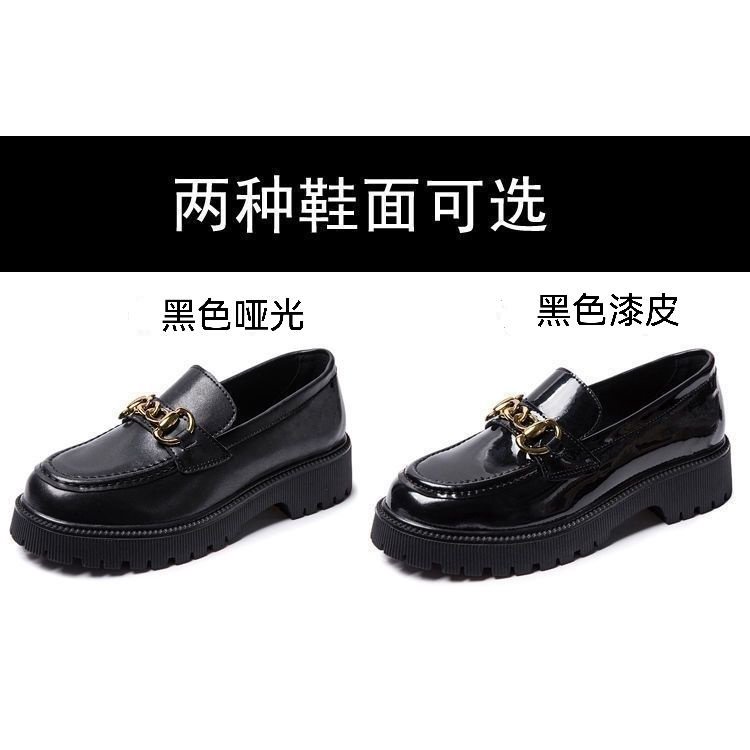 Giày Lười Bằng Da Thật Đế Dày Mềm Mại Phong Cách Anh Quốc Cổ Điển Thời Trang Xuân Thu 2022 Cho Nữ