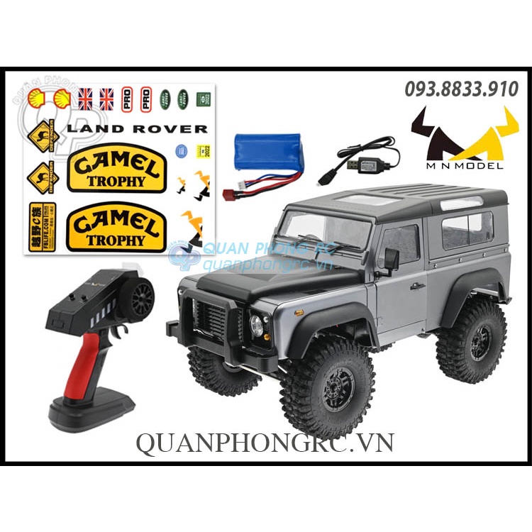 Xe Địa Hình MN999 1:10 Full Scale 2.4G 4WD RC Crawler Car RTR