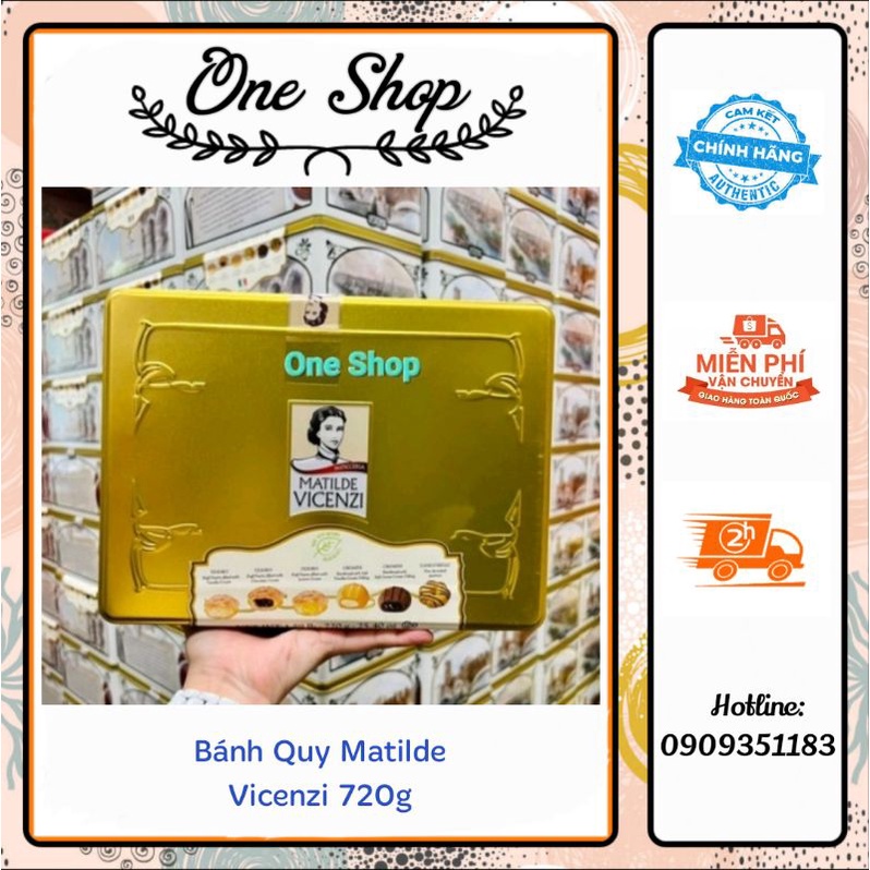 Bánh quy nhân kem Matilde Vicenzi Italian 720g mua tại Costco Mỹ