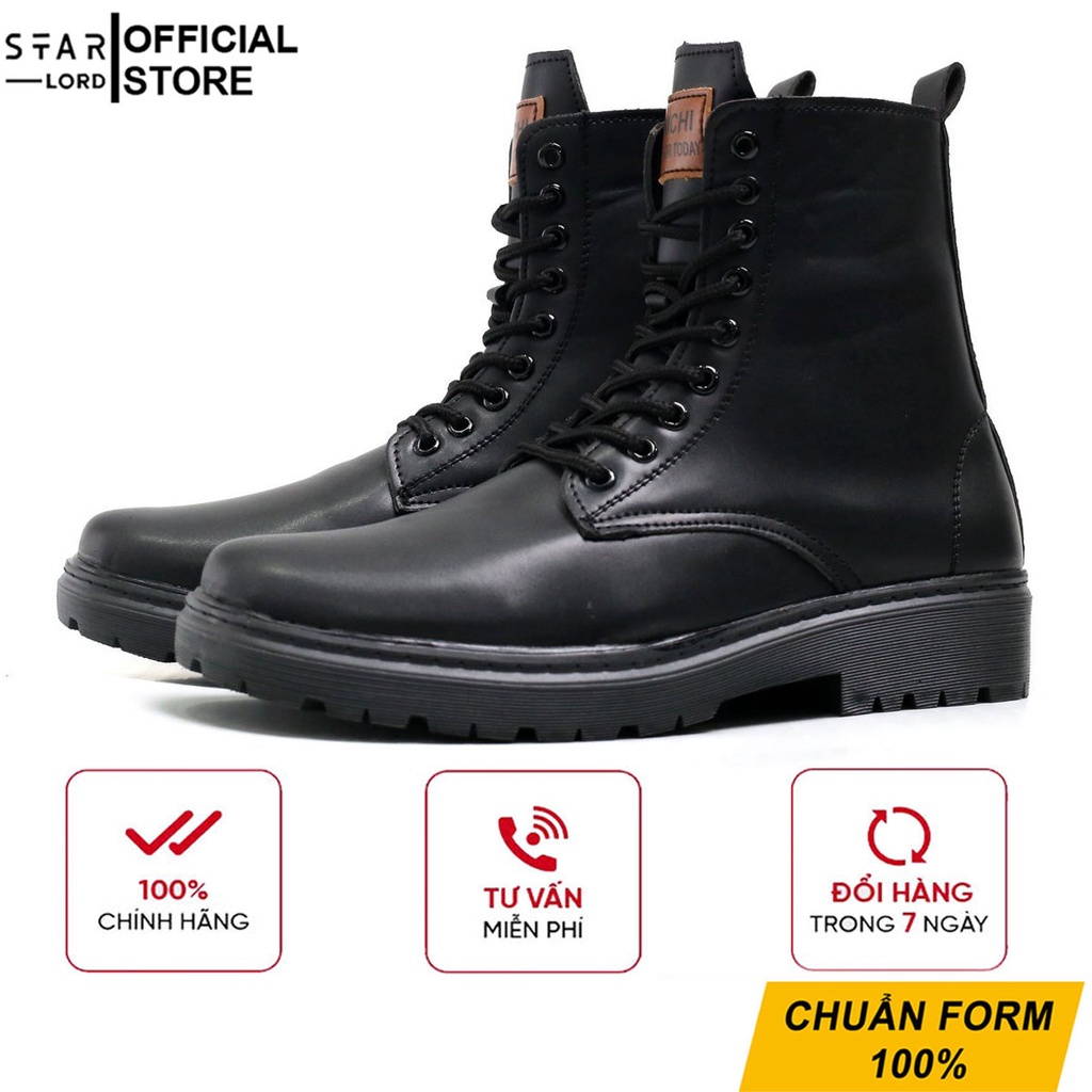 Giày boot nam cổ cao chất da cao cấp SL1105 StarLord Combat Boots