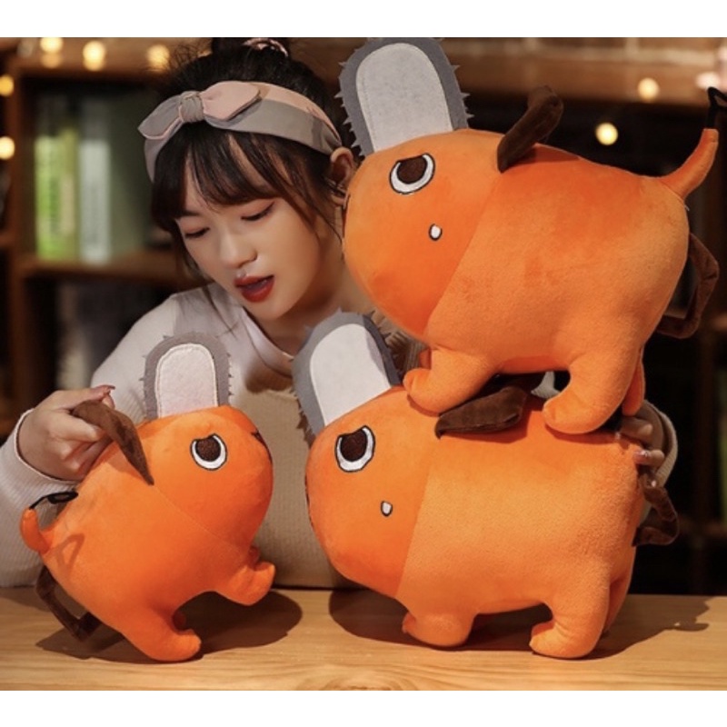 Gấu bông Chainsaw man Pochita anime nhồi bông xinh xắn