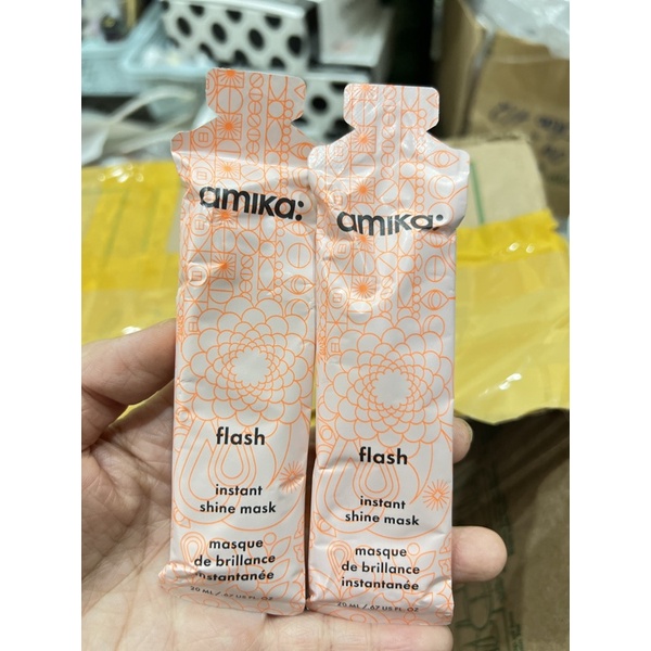 [Gói 20ml] Mặt nạ tóc Amika flash instant shine mask