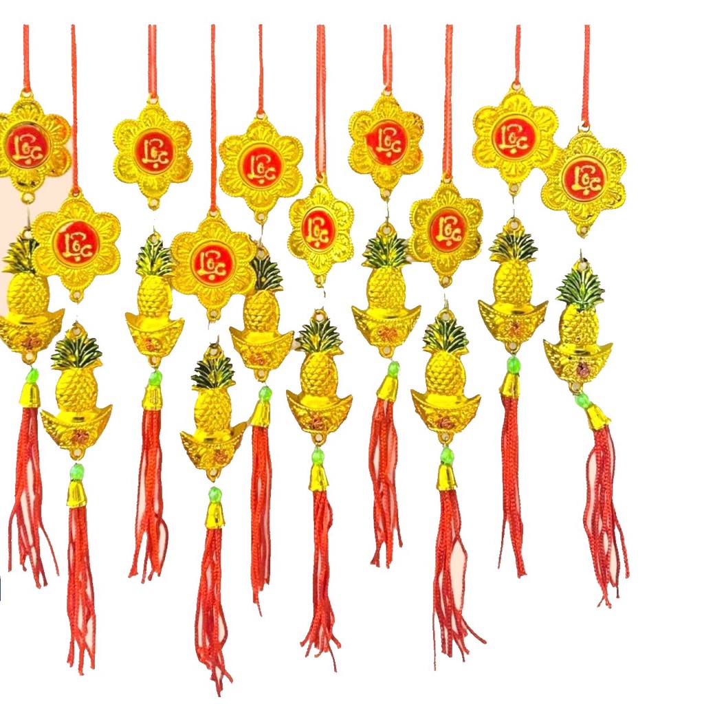 Dây trang trí cây mai cây đào liêng trang trí Tết