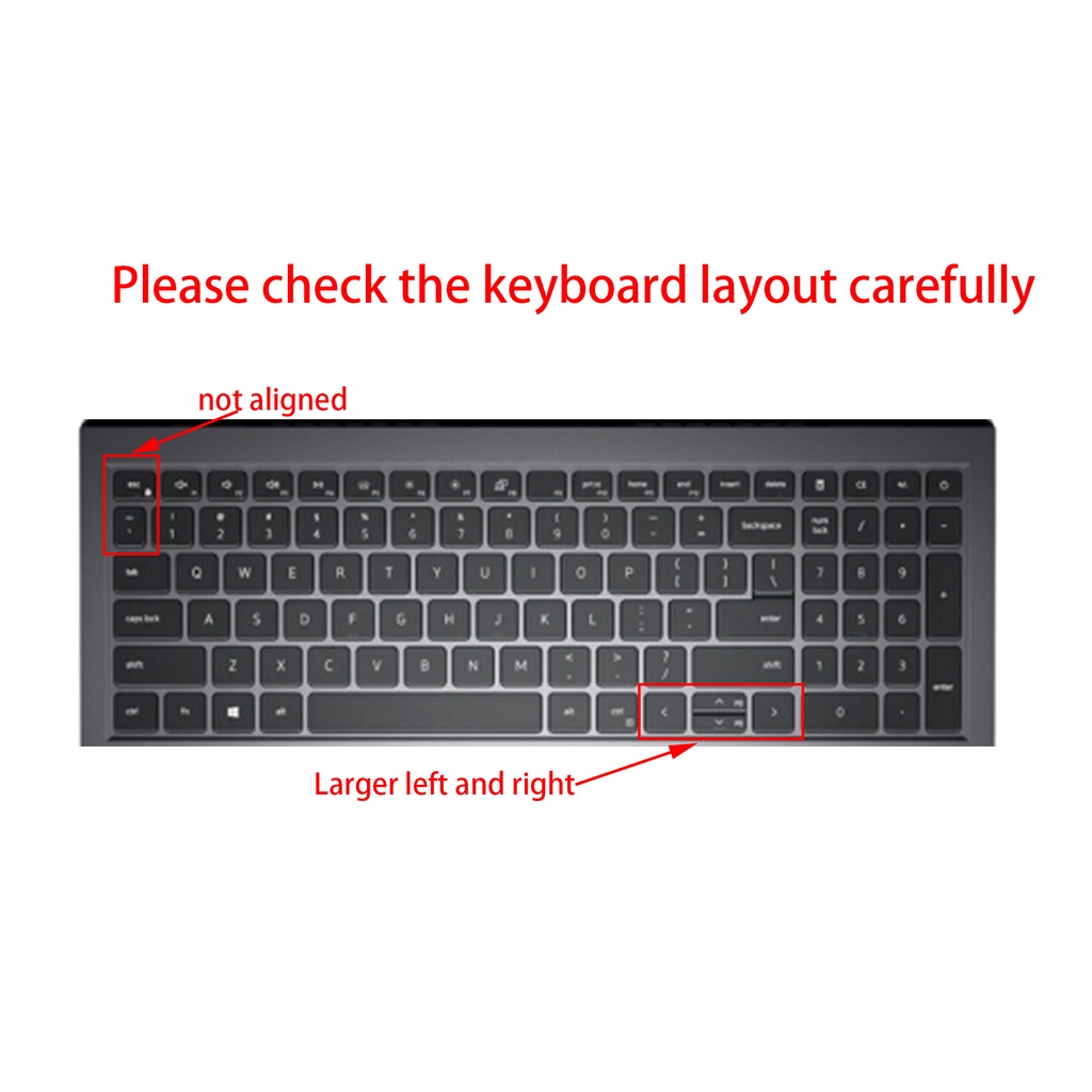 Miếng Dán Bảo Vệ Bàn Phím Cho 2021 Dell Inspiron 15 3000 3510 3511 3515 Inspiron 17 5000 7510 Dell Vostro 3510 3515 5510 5515 518 7515 7610