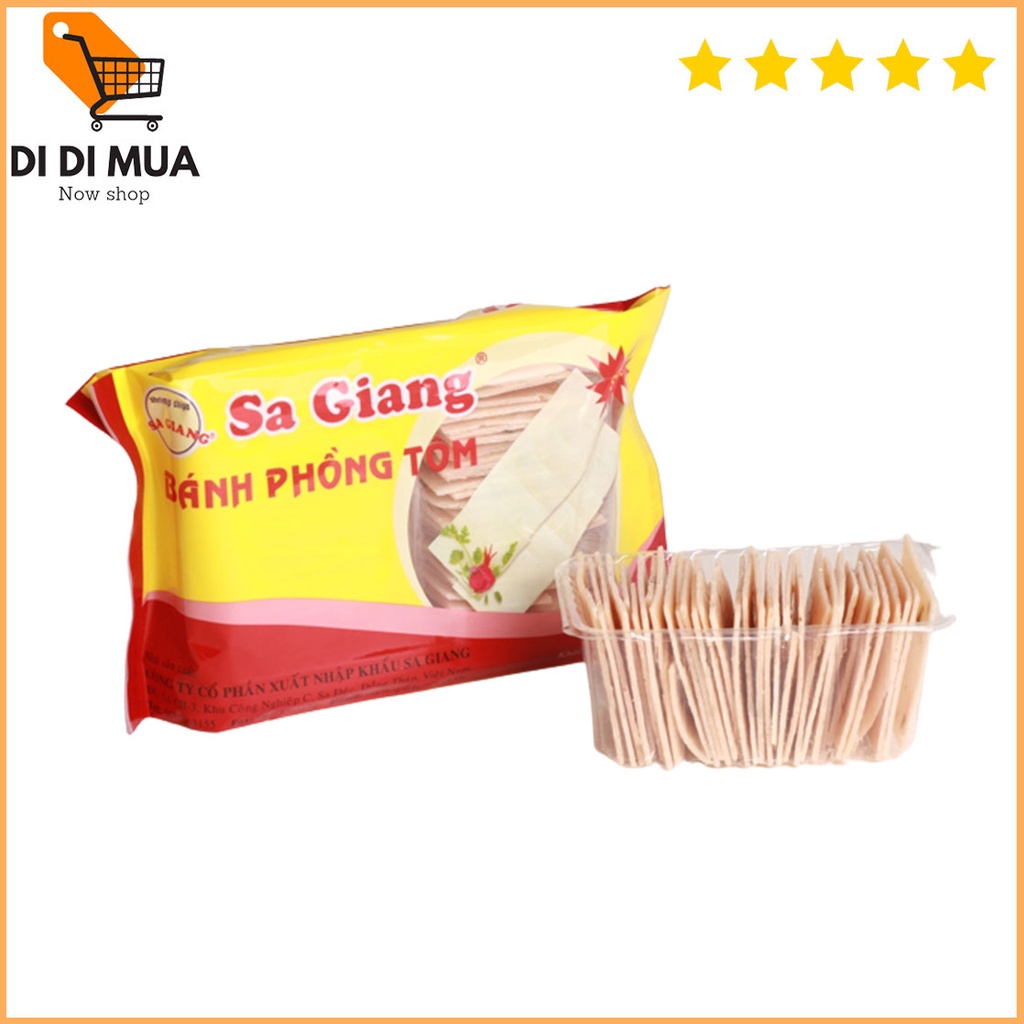 Bánh phồng tôm vuông Sa Giang 400gram (cay), chất lượng hảo hạng