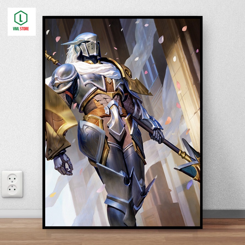 Tranh Treo Tường Game Liên Quân Decor Phòng Khách,Ngủ,Trang Trí VML - Top 08 Tranh,Poster Liên Quân Triệu Vân