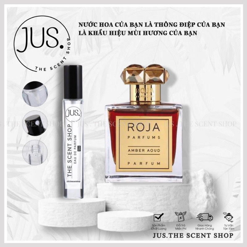 Nước Hoa Unisex Roja Dove Amber Aoud Tester 5ml/10ml [ 𝐉𝐔𝐒.𝐓𝐡𝐞𝐬𝐜𝐞𝐧𝐭 ]
