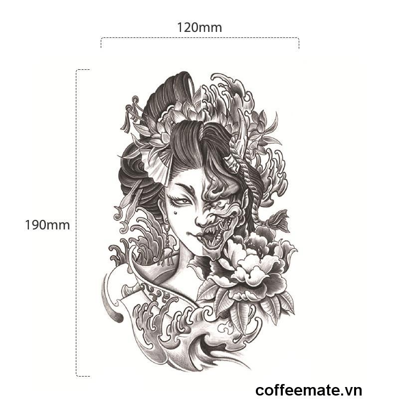 【coffeemate】⚡Hình Xăm Dán Tạm Thời Chống Nước Lâu Trôi 2 Tuần Trang Trí Đẹp Mắt