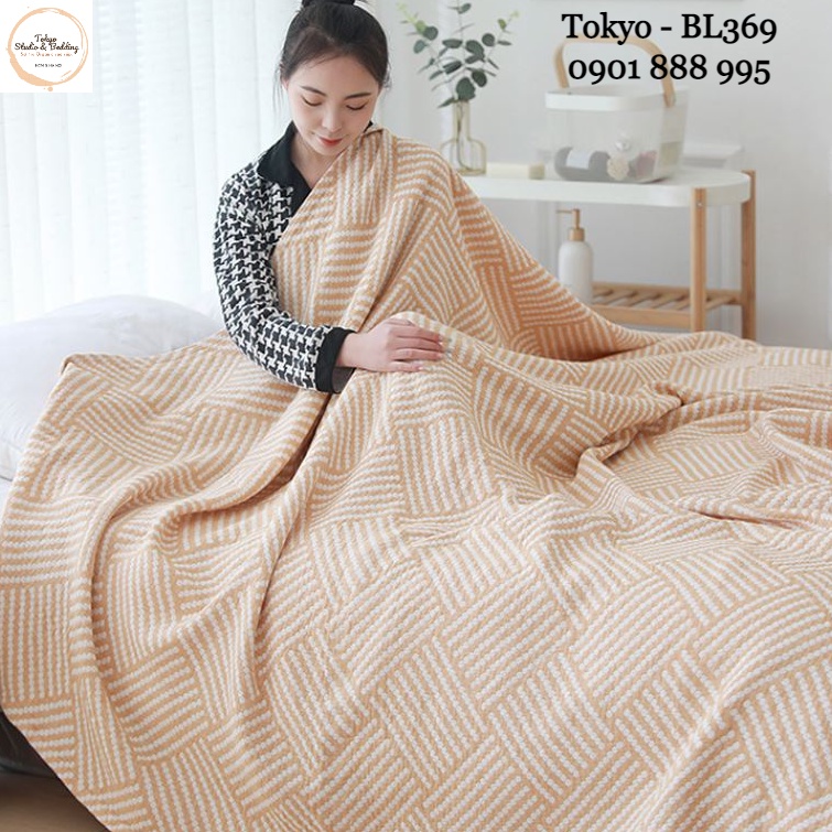 [XẢ] SO 34_Chăn Hè Xô Organic Cotton Dòng Phổ thông/Basic 3 lớp