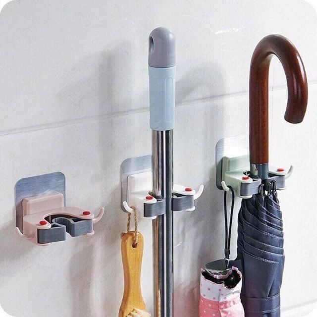 Móc Dán Tường Treo Cây Lau Nhà Tiện Lợi