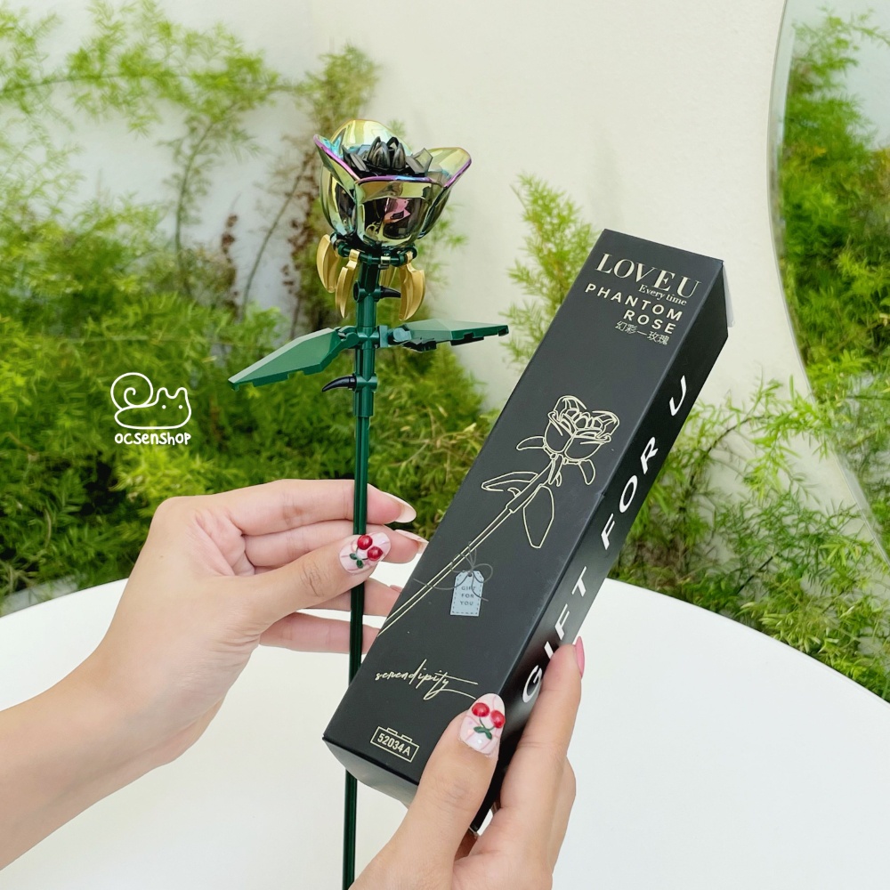 Bộ xếp hình Hoa pha lê