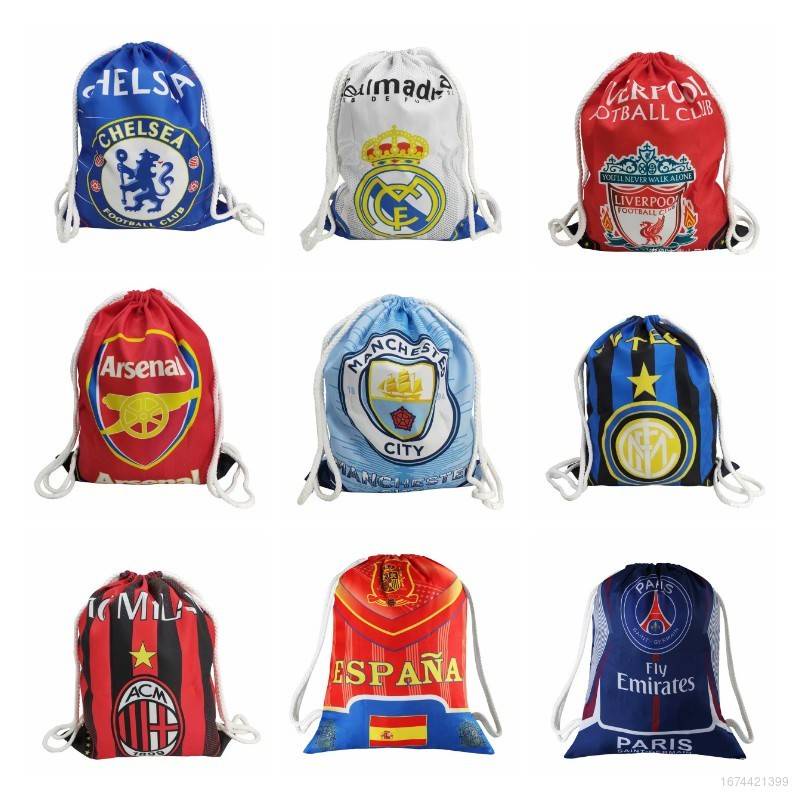 Túi Dây Rút Real Madrid Barcelona Juventus MUN Manchester City Peripheral souvenirs