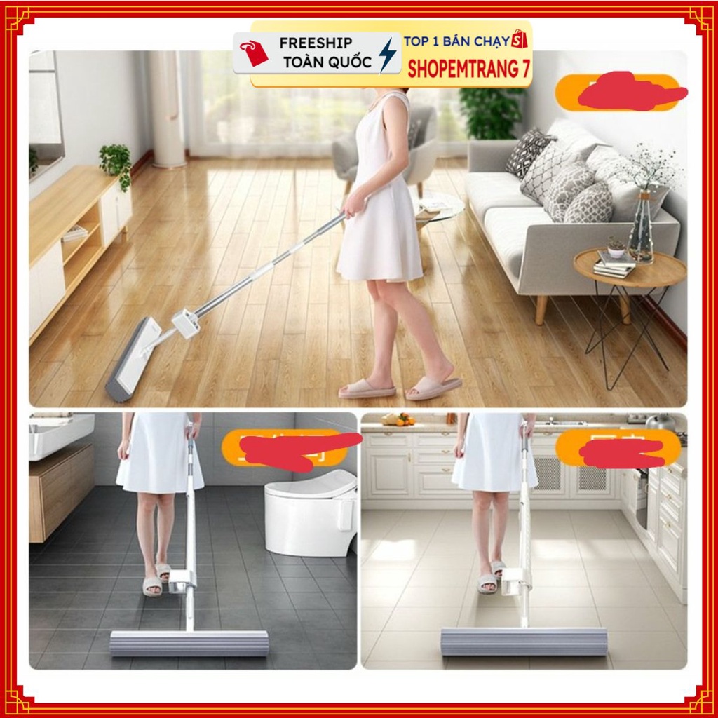 PVN30891 Cây lau nhà thông minh tự vắt, chổi lau nhà 360 độ đa năng T2 .