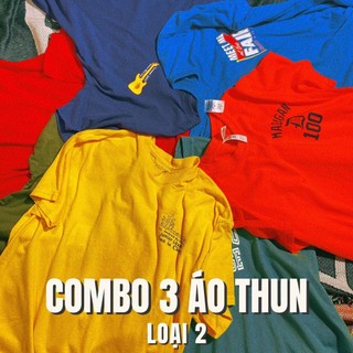 Set 3 áo thun in hình loại 2 mẫu ngẫu nhiên