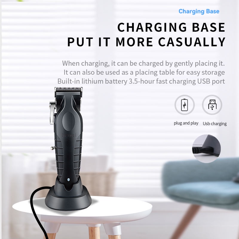 Tông Đơ Cắt Tóc Chuyên Nghiệp Kemei 2296 7500rpm 2500mah