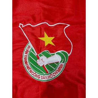 Cờ đoàn thêu 1 mặt, kích thước 0,7x1,0m