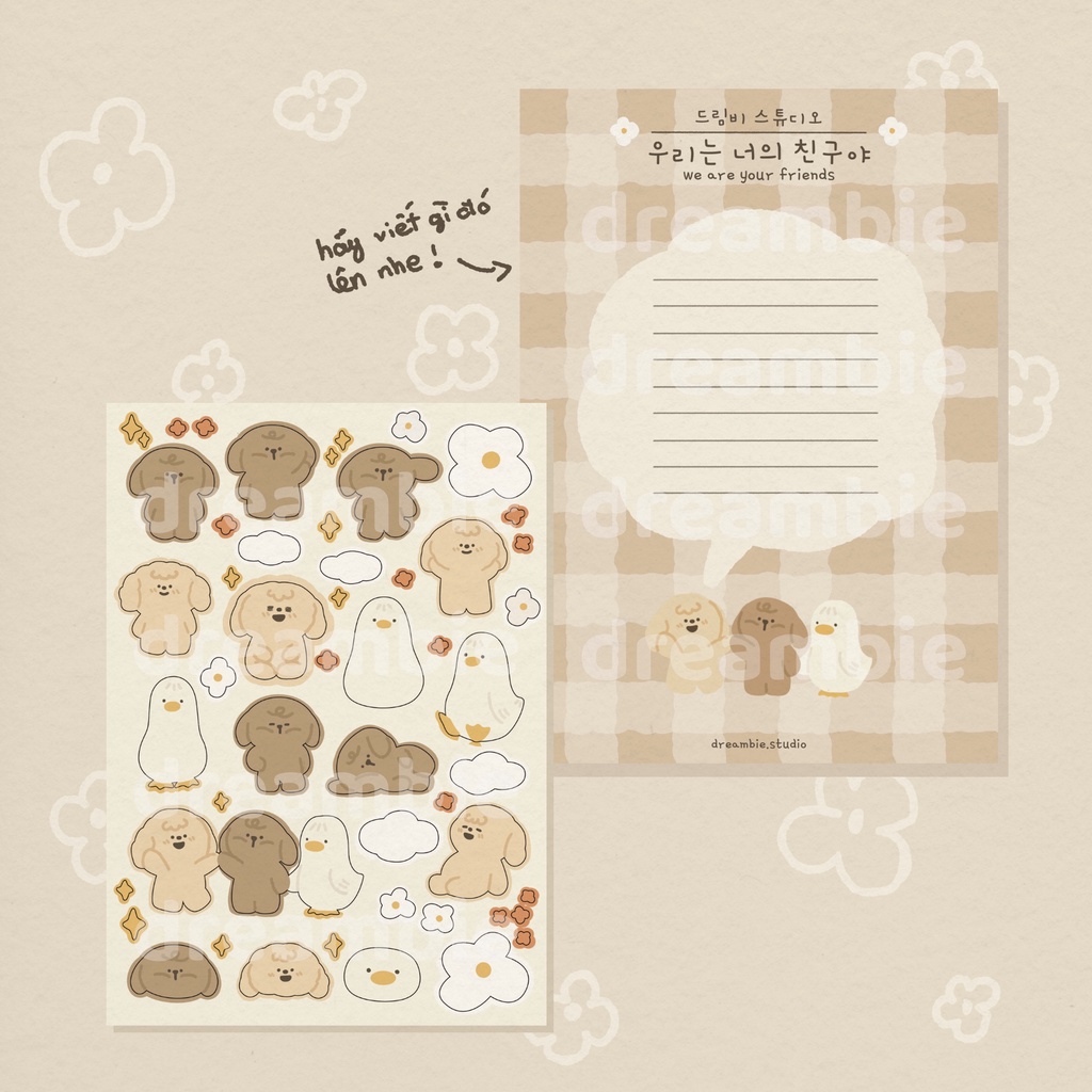 Dreambie | sticker hình dán chingu