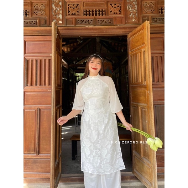 ÁO DÀI TƠ HOA - AD05