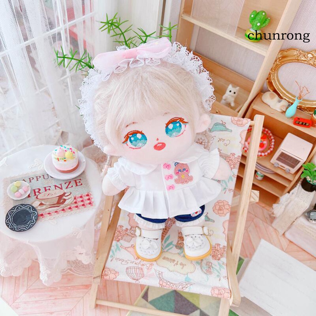 Búp Bê Vải Cotton 20cm Họa Tiết Hoạt Hình Dễ Thương Cho Bé