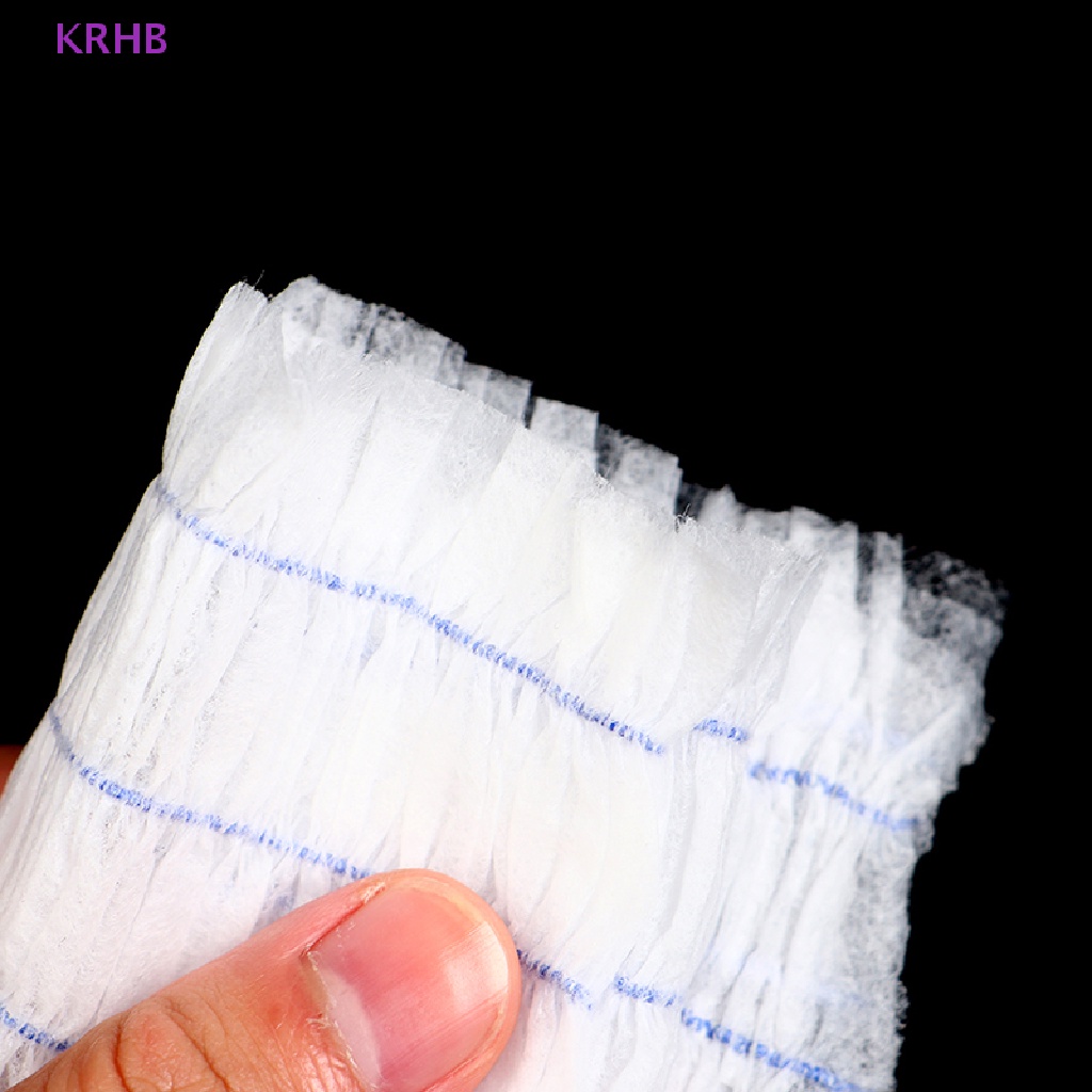 Set 10 Băng Đô Vải Không Dệt Co Giãn Dùng Một Lần Cho Spa / Trang Điểm / Khách Sạn Mới