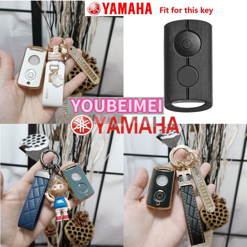 Vỏ TPU Mềm Bảo Vệ Chìa Khóa Xe Mô Tô Yamaha Fazzio Nmax 2020 2021 2022 Lexi Freego Aerox Xmax
