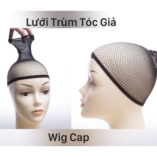 Lưới trùm tóc giả wig cap đen/da dùng cho tóc giả, cosplay wig