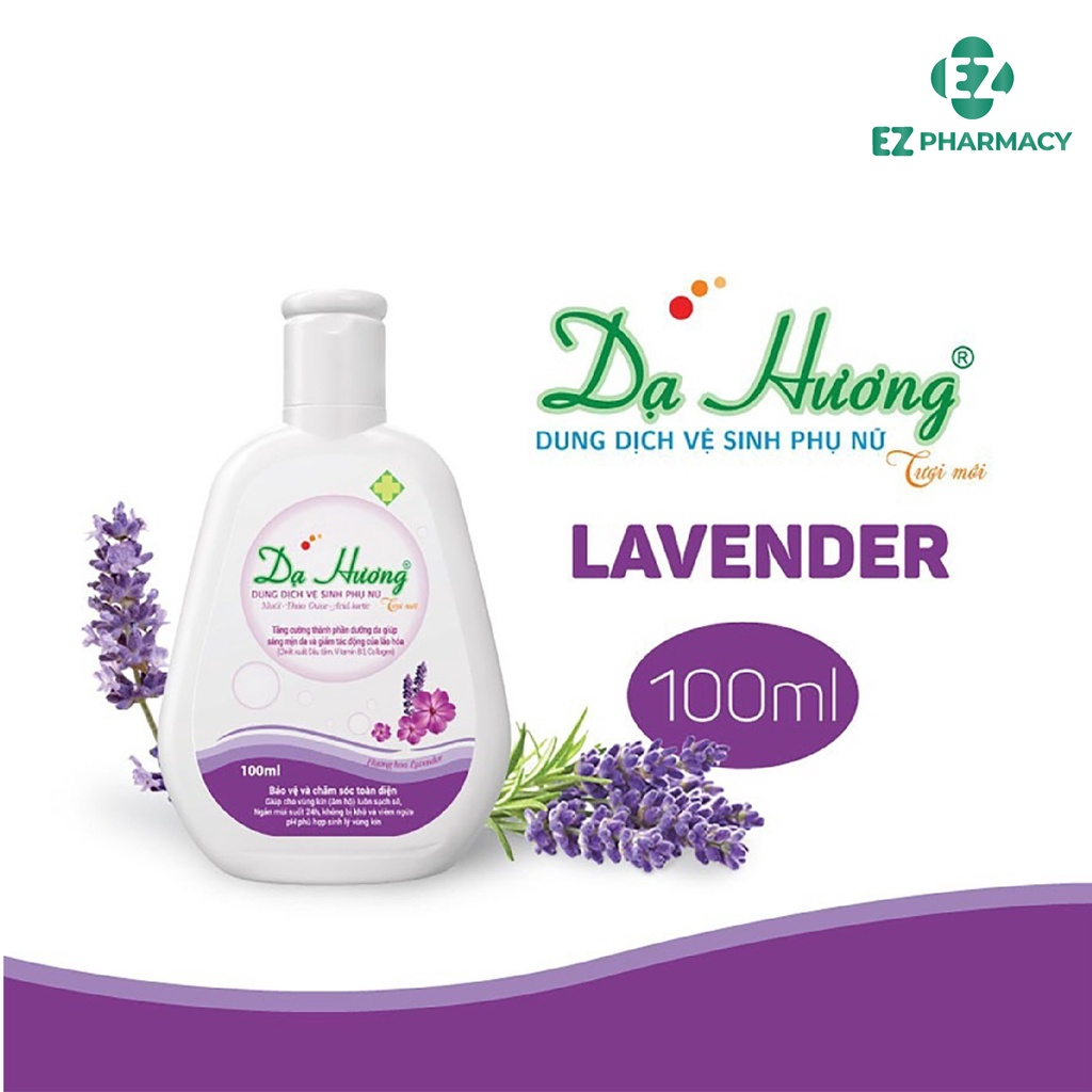 Dung dịch vệ sinh phụ nữ Dạ Hương Lavender 100ml - EZ Pharmacy