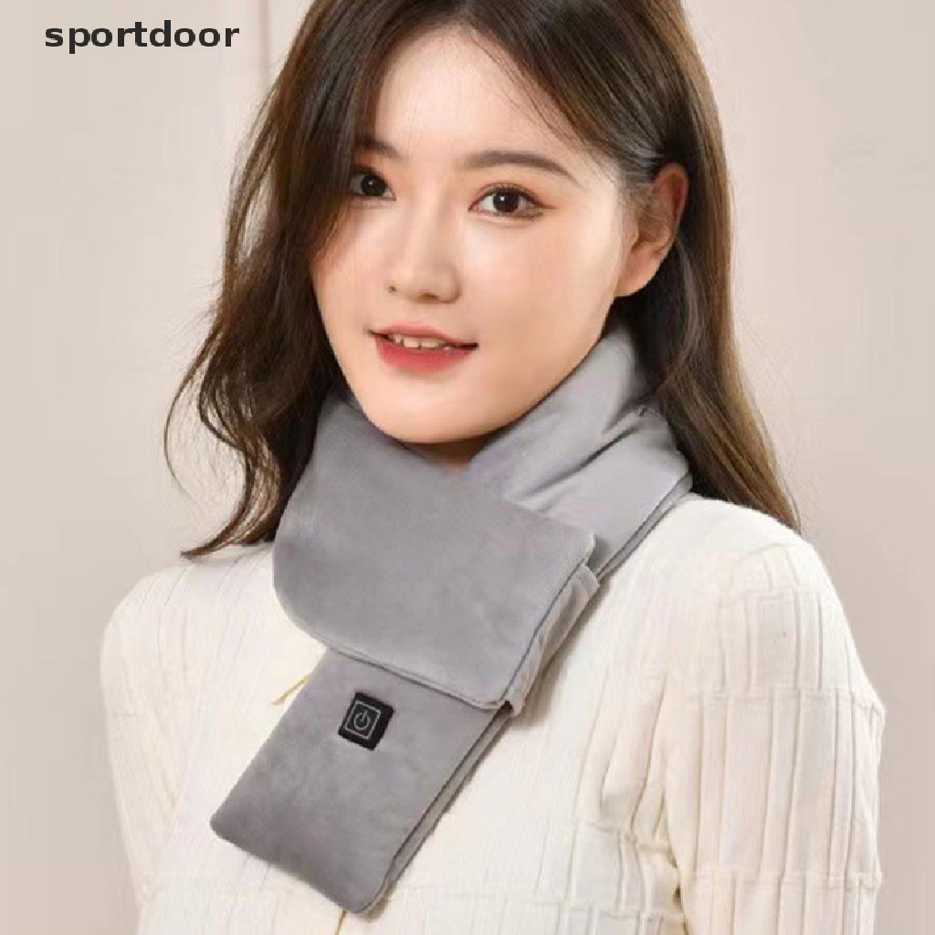 [sportoutdoor] Khăn Choàng Cổ Giữ Ấm Mùa Đông Chạy Điện Ba Chế Độ Sưởi Ấm USB Thông Minh [out]
