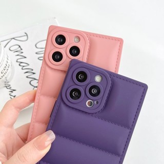 Ốp Điện Thoại Mềm Chống Sốc Hình Vuông Cho Iphone 13 12 11 14 Pro Max XS Max X XR 7 8 Plus