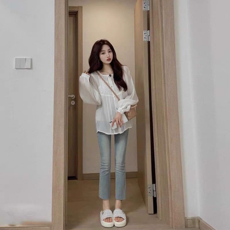 Quần Skinny Jean Nữ Lưng Cao Phong Cách Mới 2023