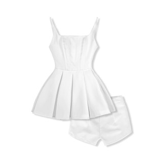 Set Short Pleated String Top 