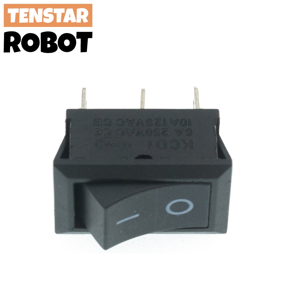 Công Tắc Bật Tắt KCD1-101 6A / 10A ON-OFF 250V 6A / 125VAC 10A Có Đèn Led 220V