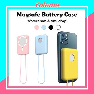 Vỏ Silicon Mềm Bảo Vệ Pin MagSafe Tương Thích Với MagSafe