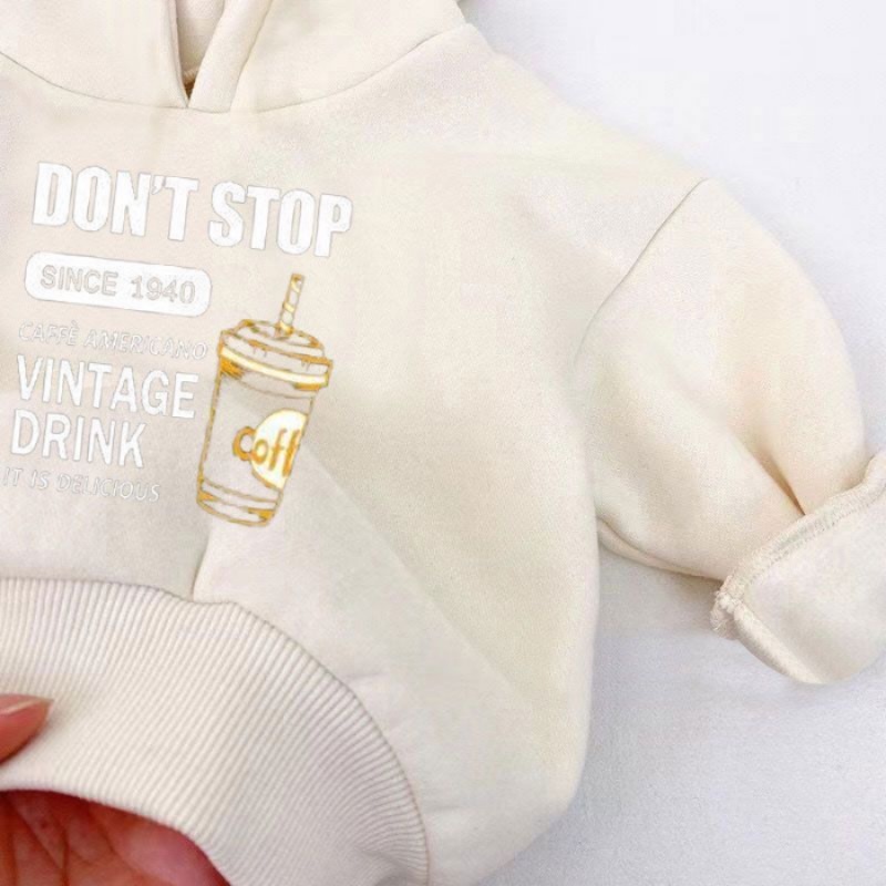 Áo Hoodie Nhung Thời Trang Thu Đông Dành Cho Bé Trai Và Bé Gái